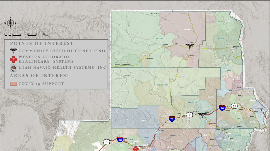 Western Slope Covid Map